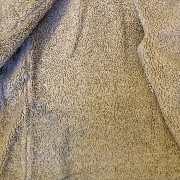 LAKEFOREST VINTAGE BROWN CORD CORDUROY SHERPA SIZE 42 LARGE BUTTON DOWN COAT - Picture 6 of 9